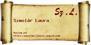 Szmolár Laura névjegykártya